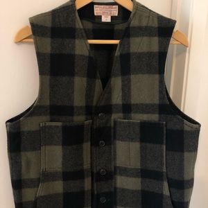 Filson mackinaw wool vest